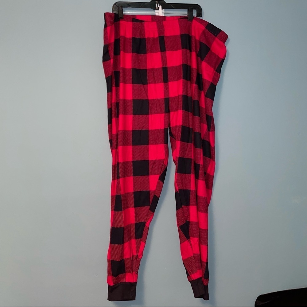 The Place Plaid Cotton Jogger Style Sleep Pants Size XXL